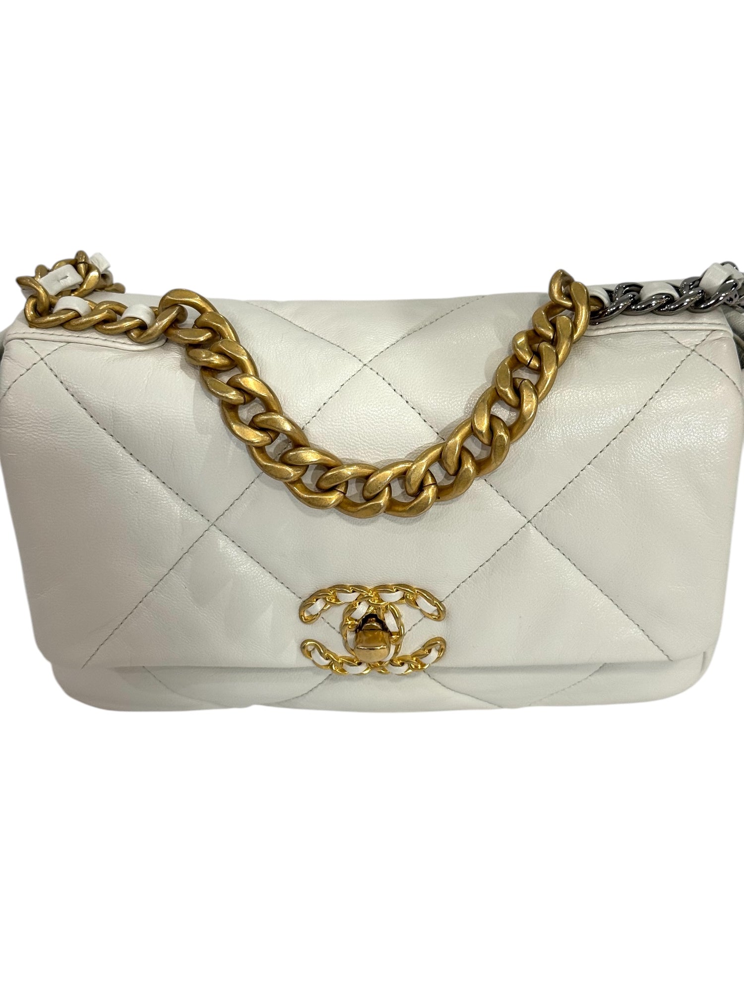 Chanel - Sac 19 blanc