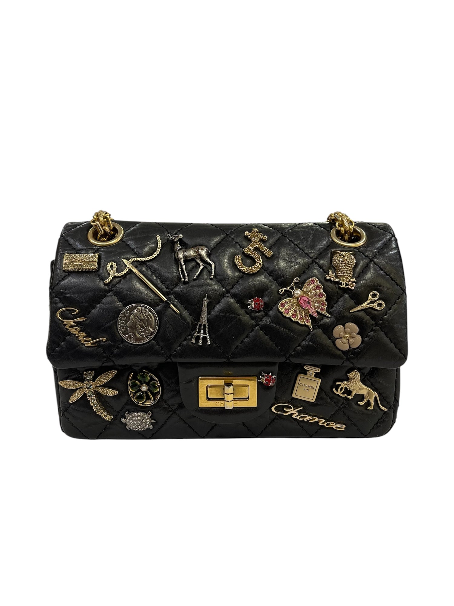 Chanel - Sac Mini rectangulaire 2.55 édition limitée charms