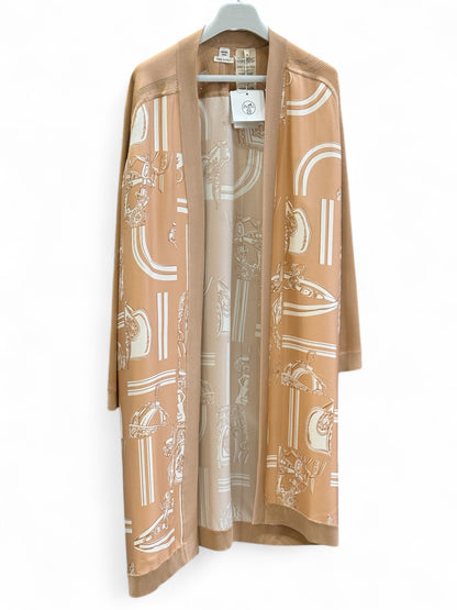 Hermès - Caftan T.38 en soie