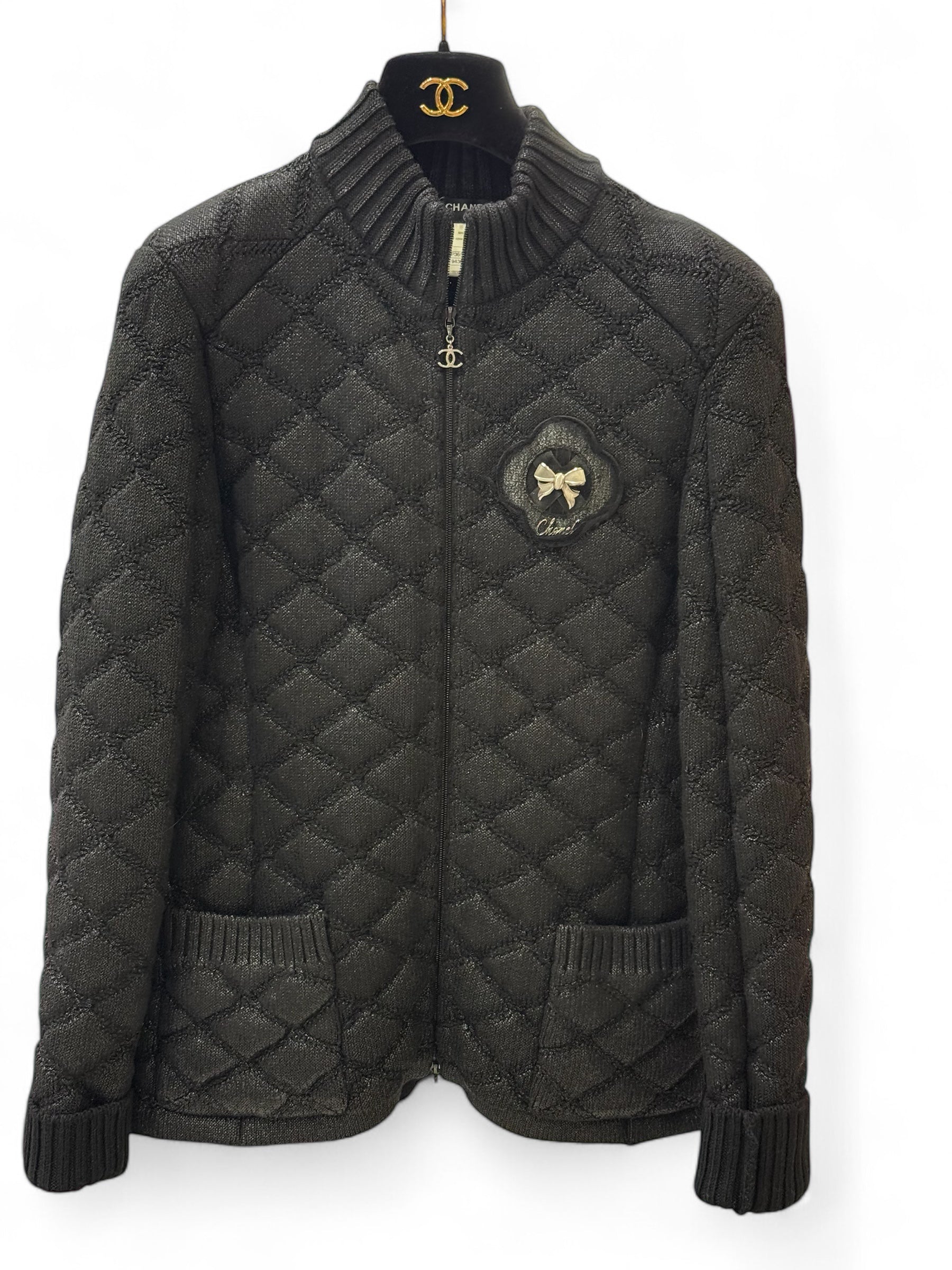 Chanel - Gilet zip T.38