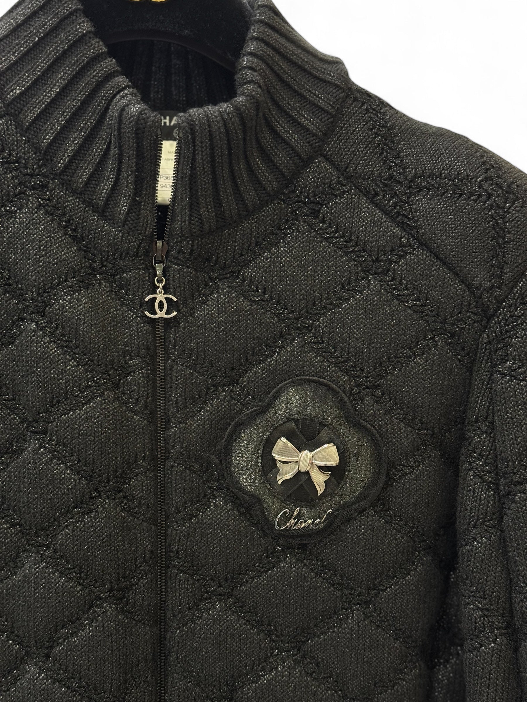 Chanel - Gilet zip T.38