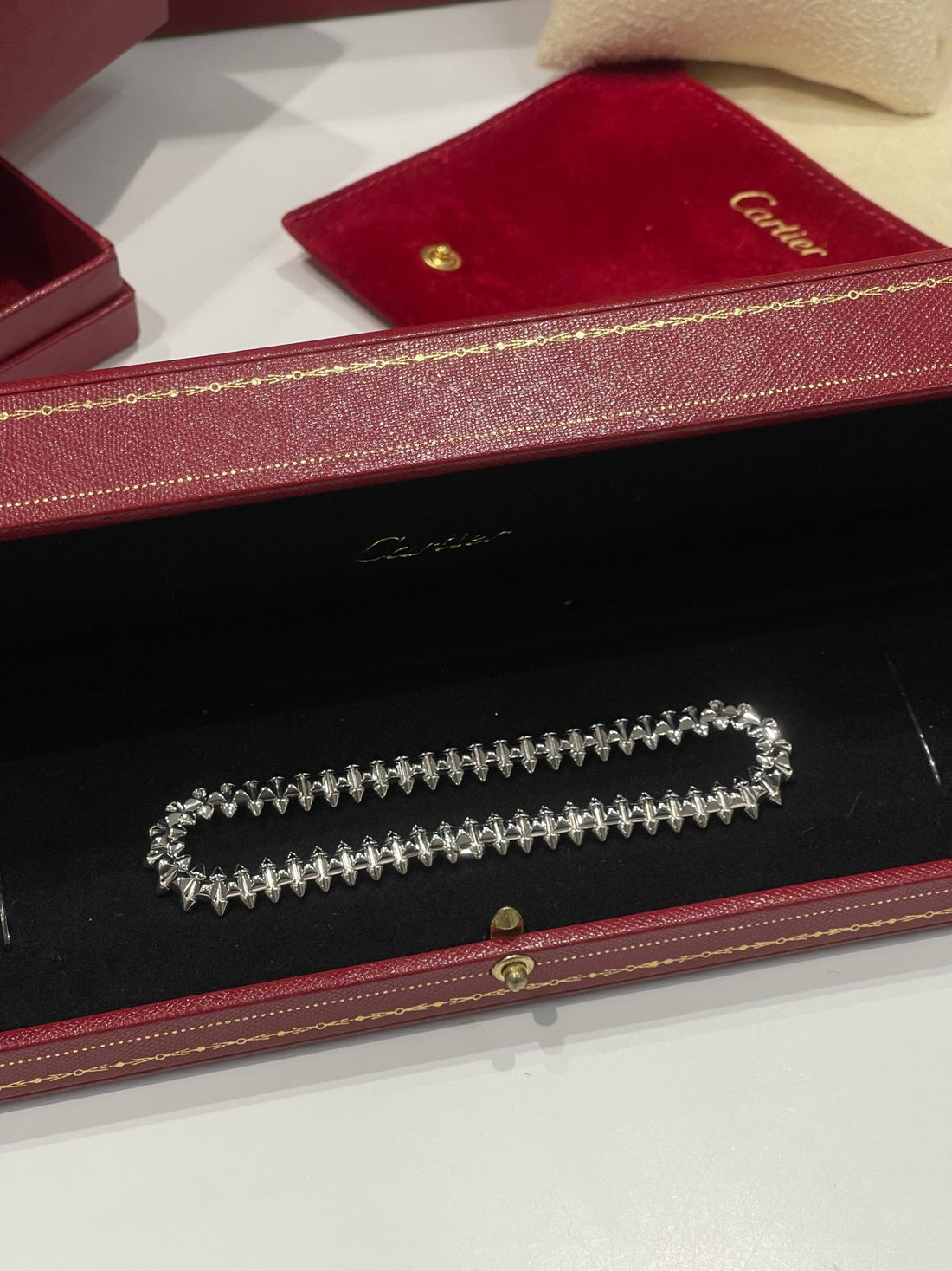 Cartier - Bracelet Clash Or gris MM souple - Les Folies d&
