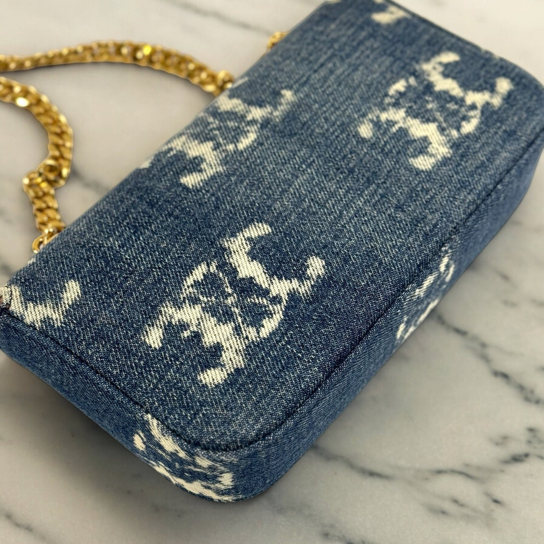 Céline - Sac shoulder bag denim - Les Folies d&