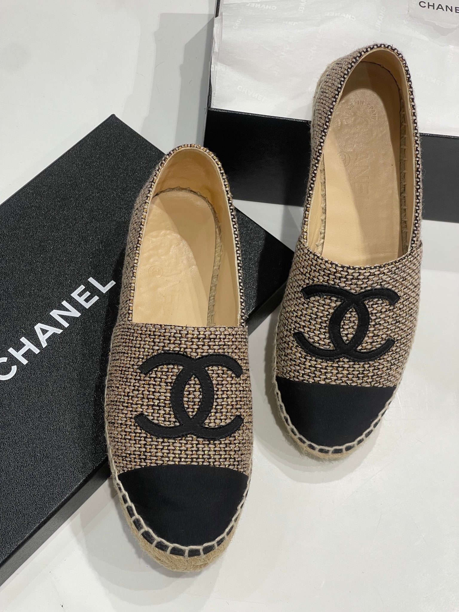 Chanel - Espadrilles T37 - Les Folies d&