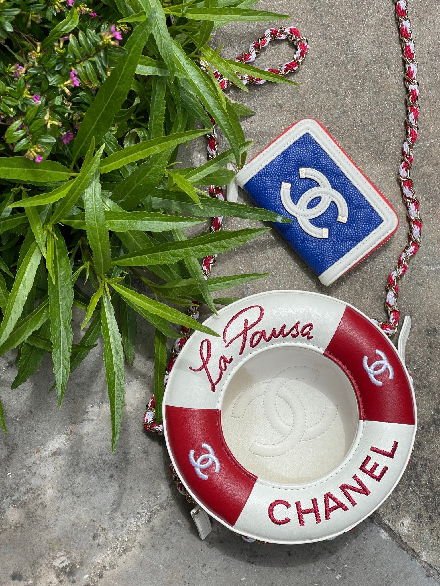 Chanel - Porte-monnaie tricolore édition spéciale - Les Folies d&
