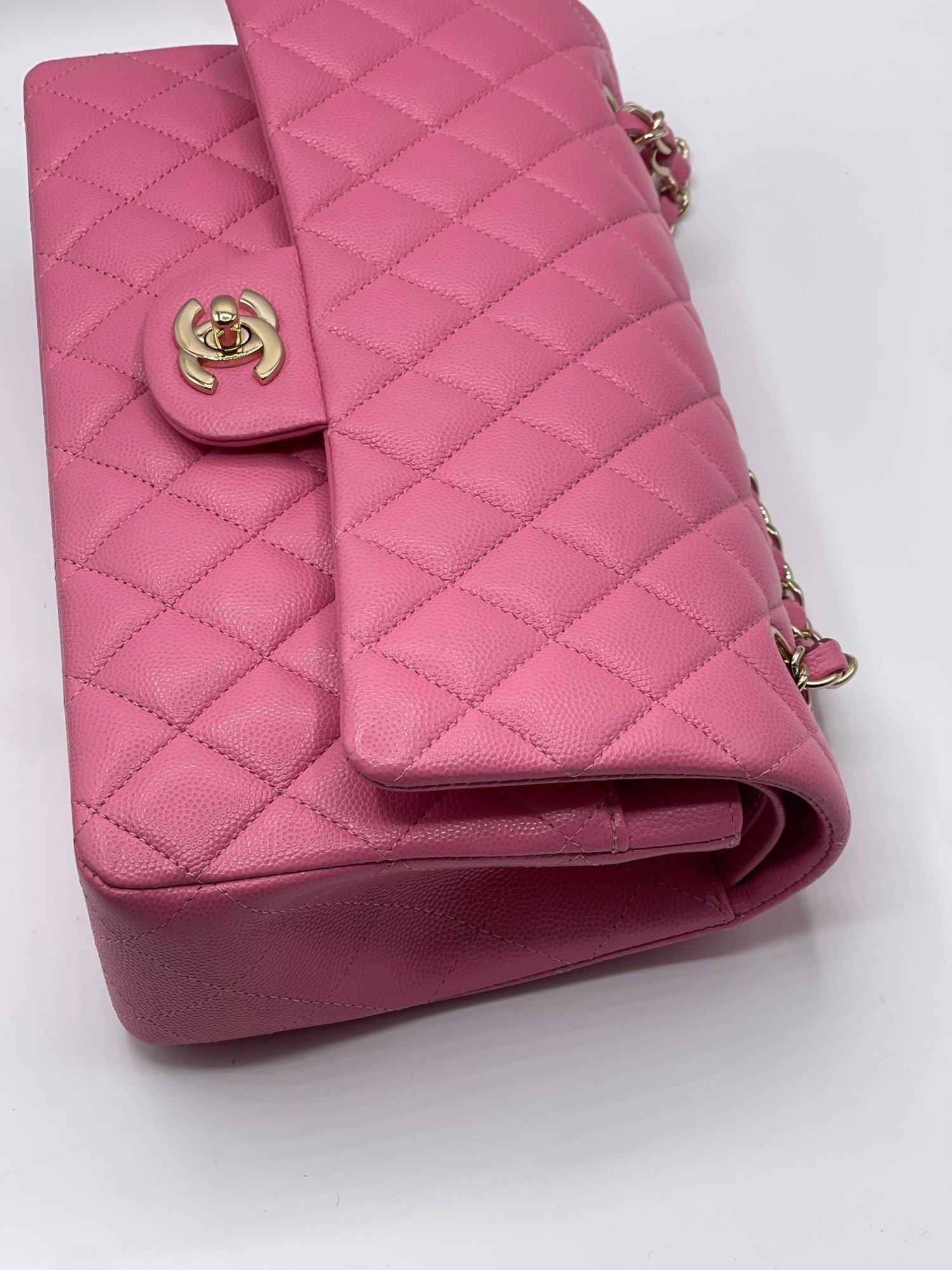 Chanel - Sac 11.12 classique Timeless 25 rose - Les Folies d&