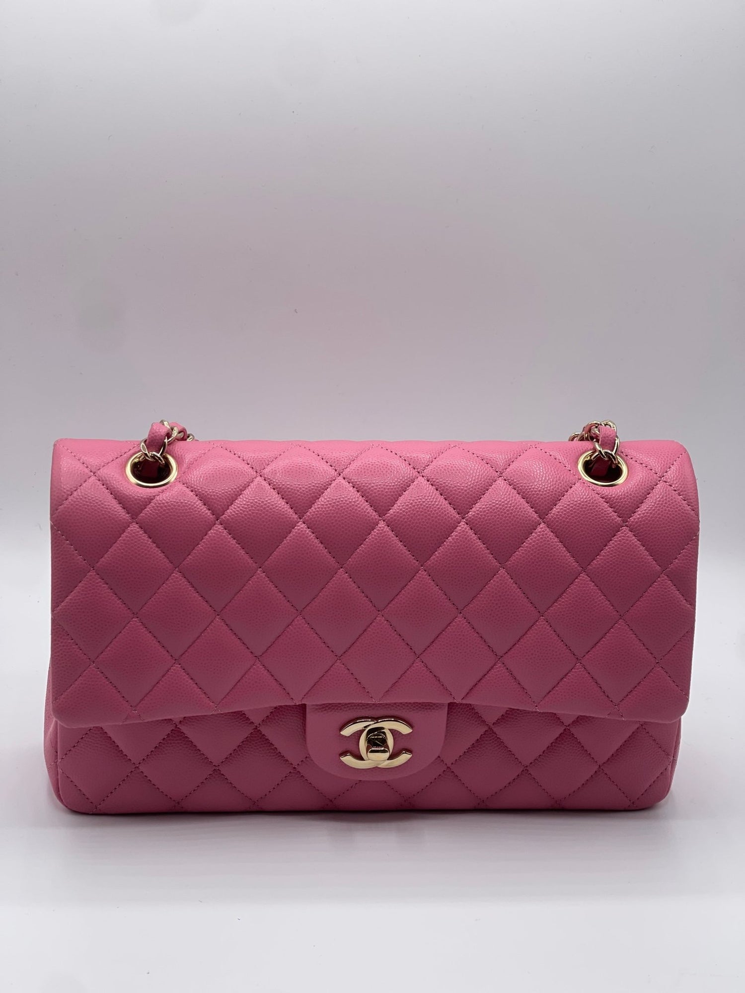 Chanel - Sac 11.12 classique Timeless 25 rose - Les Folies d&