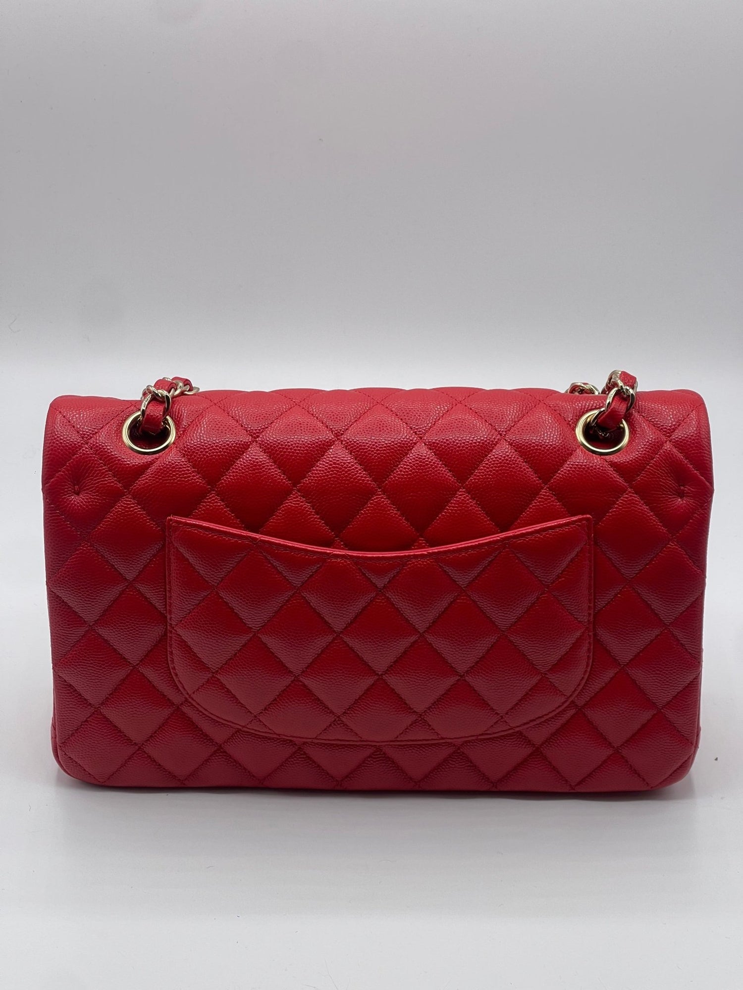 Chanel - Sac 11.12 classique timeless 25 rouge - Les Folies d&