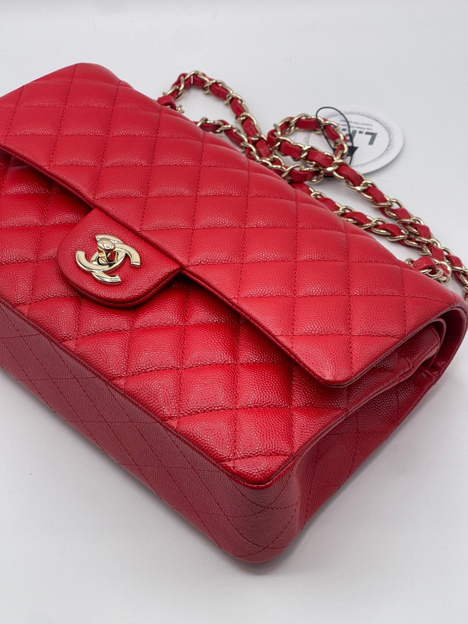 Chanel - Sac 11.12 classique timeless 25 rouge - Les Folies d&