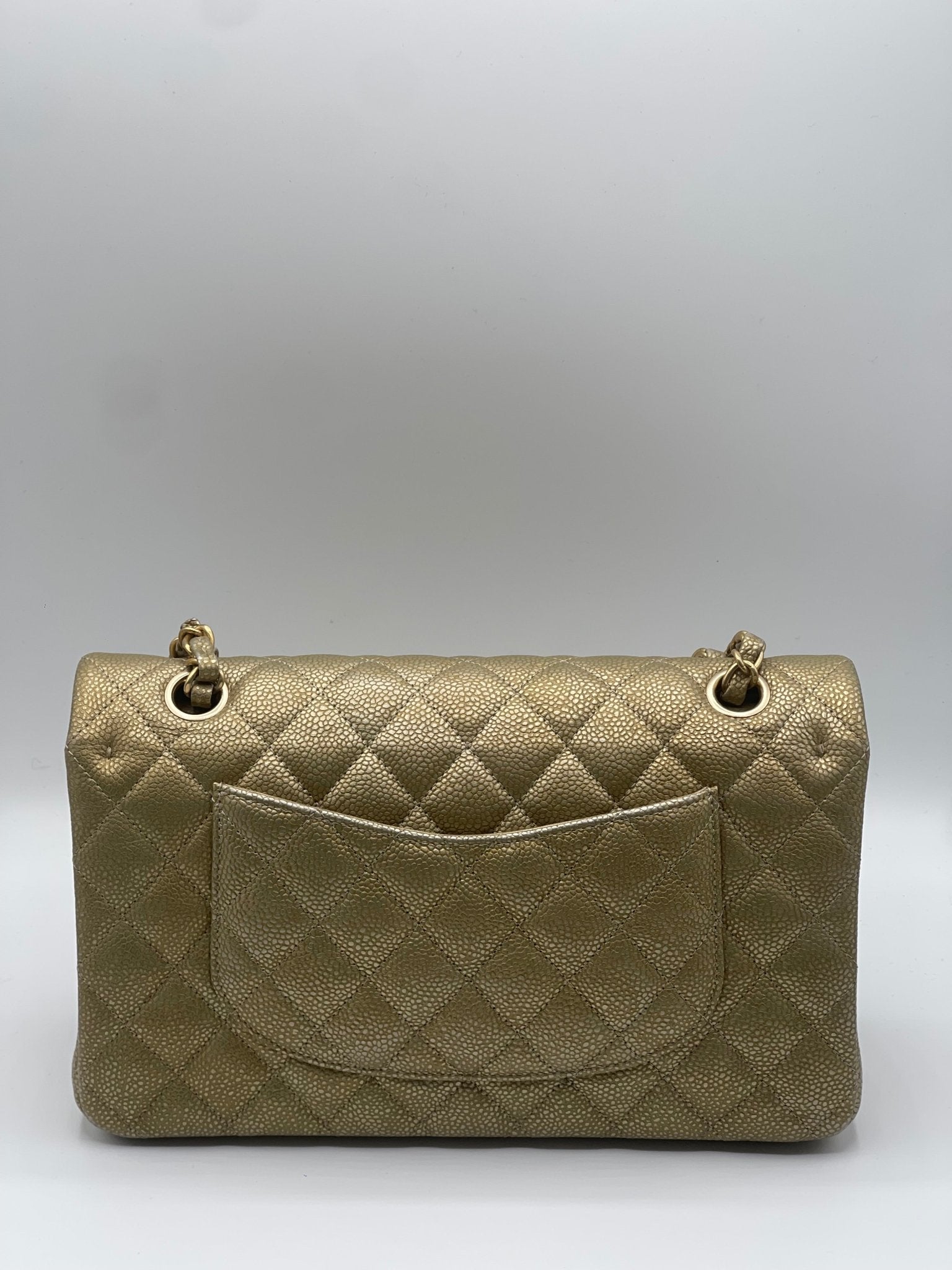 Chanel - Sac 11.12 Timeless doré irisé - Les Folies d&