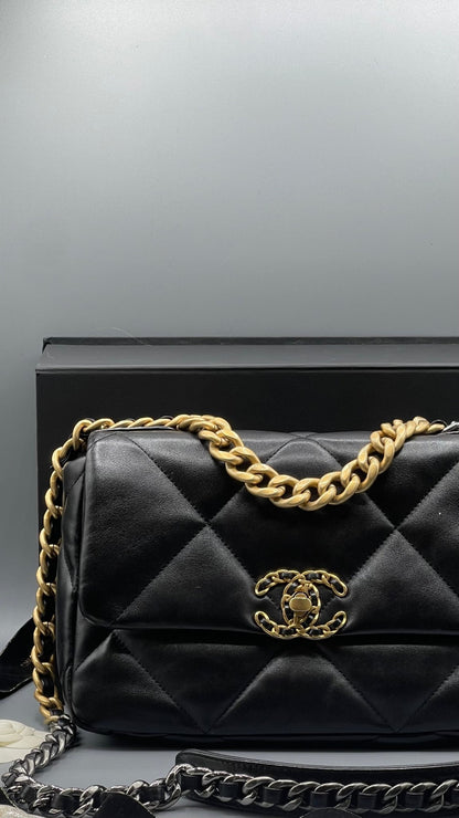 Chanel - Sac 19 noir - Les Folies d&