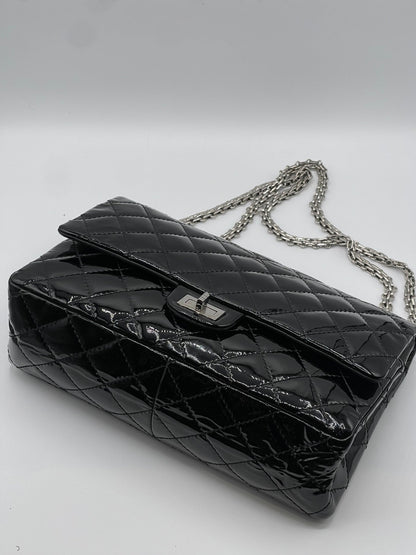 Chanel - Sac 2.55 vernis noir - Les Folies d&