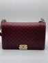 Chanel - Sac Boy 28 bordeaux - Les Folies d&