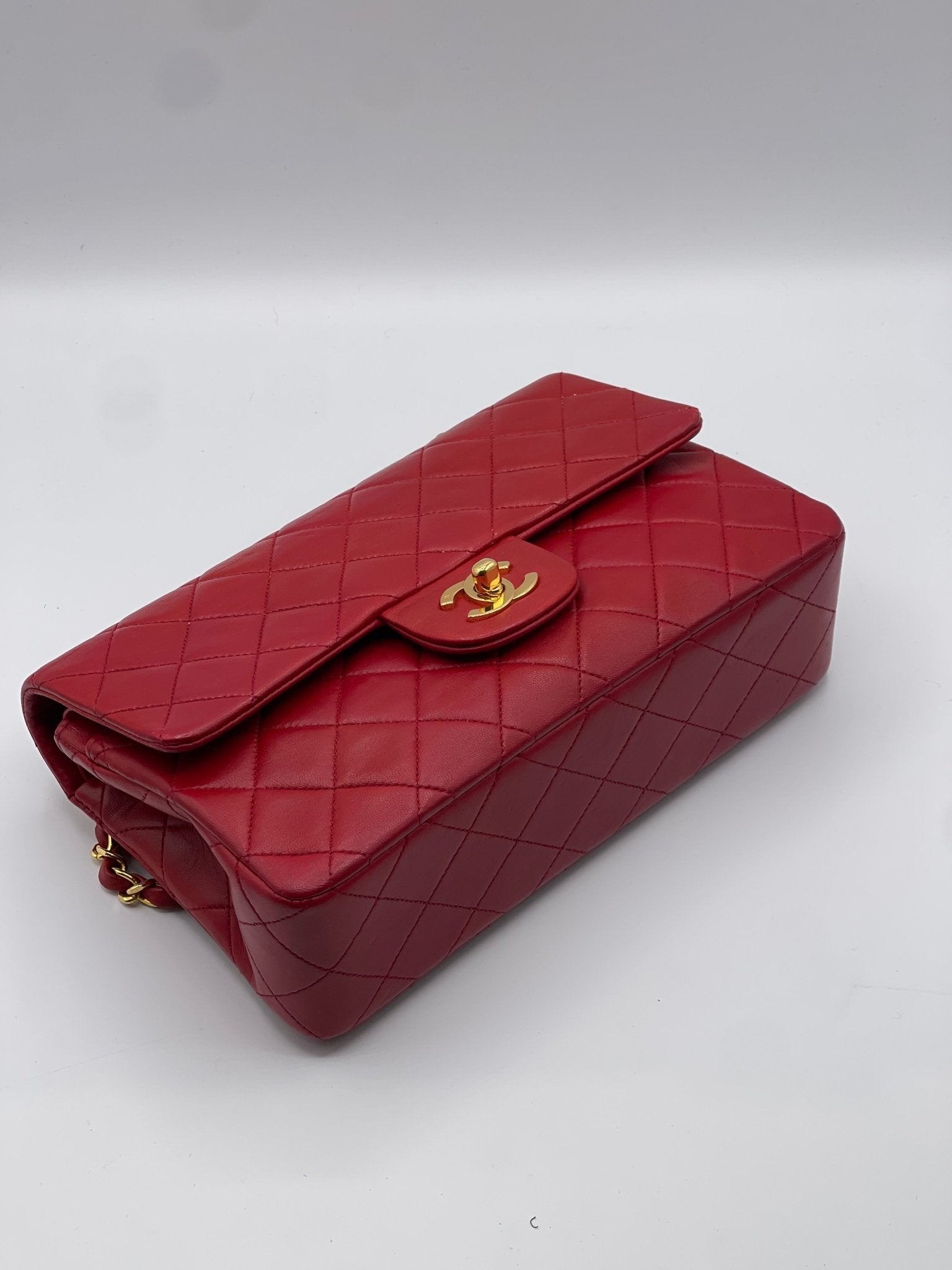 Chanel - Sac classique Timeless 23 rouge - Les Folies d&