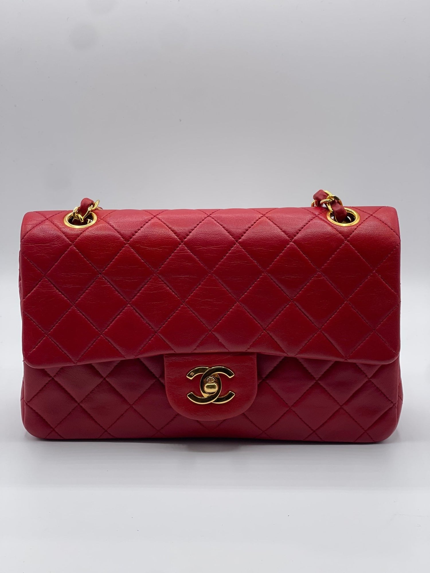 Chanel - Sac classique Timeless 23 rouge - Les Folies d&