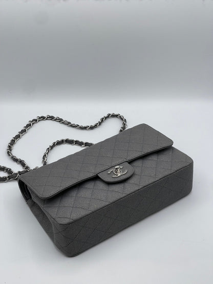 Chanel - Sac classique timeless 25 gris irisé - Les Folies d&