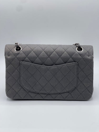 Chanel - Sac classique timeless 25 gris irisé - Les Folies d&