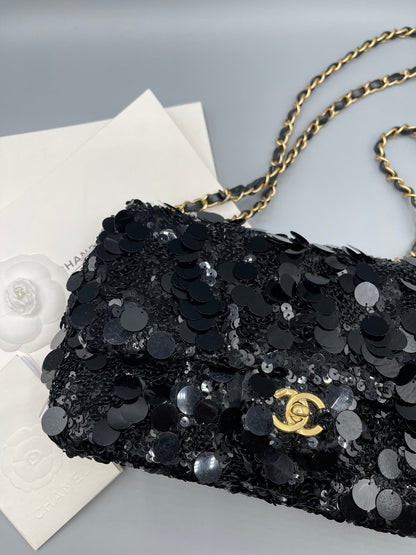 Chanel - Sac Classique Timeless sequins - Les Folies d&