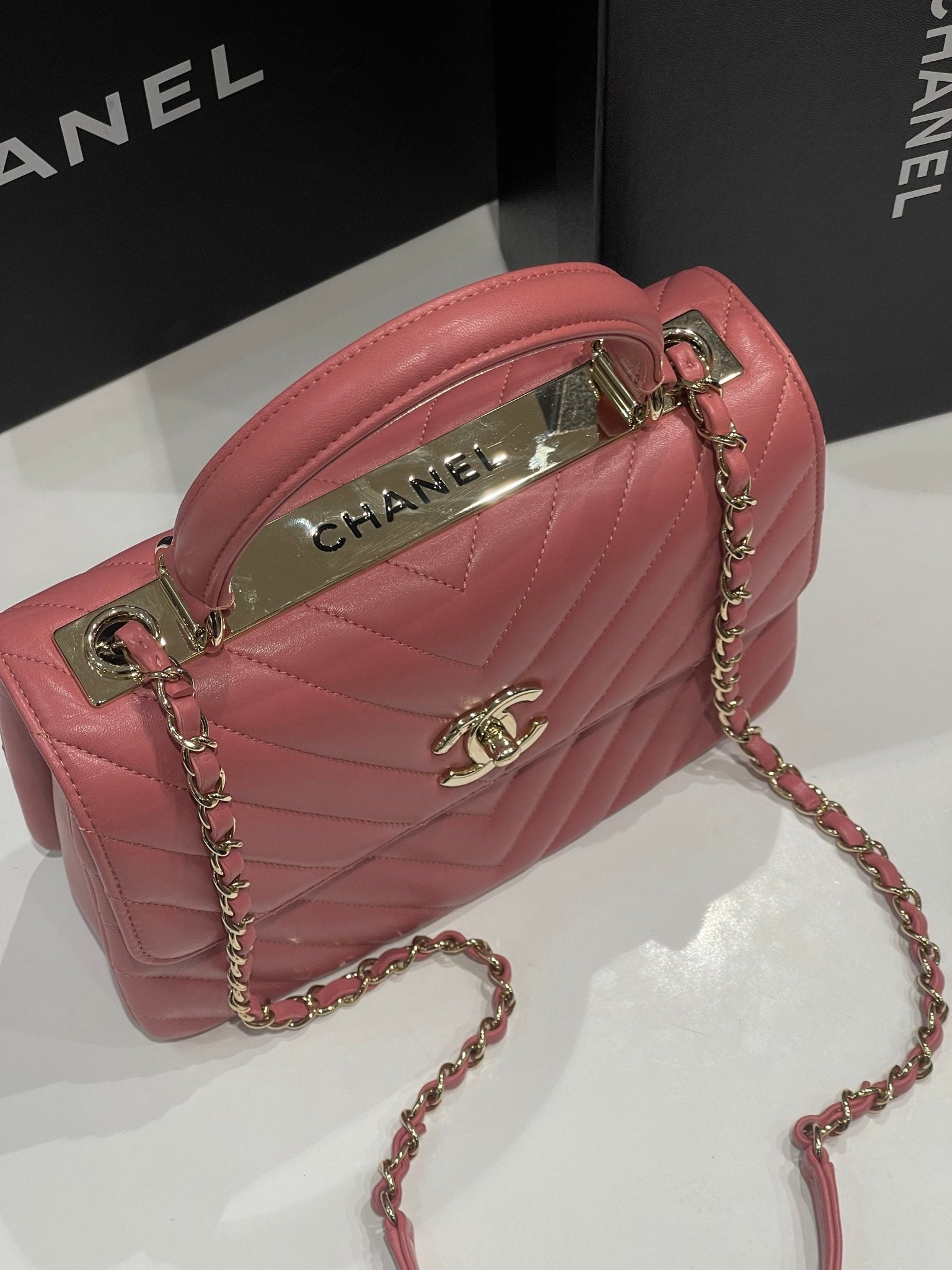 Chanel Coco Trendy old pink bag Les Folies d Eugenie