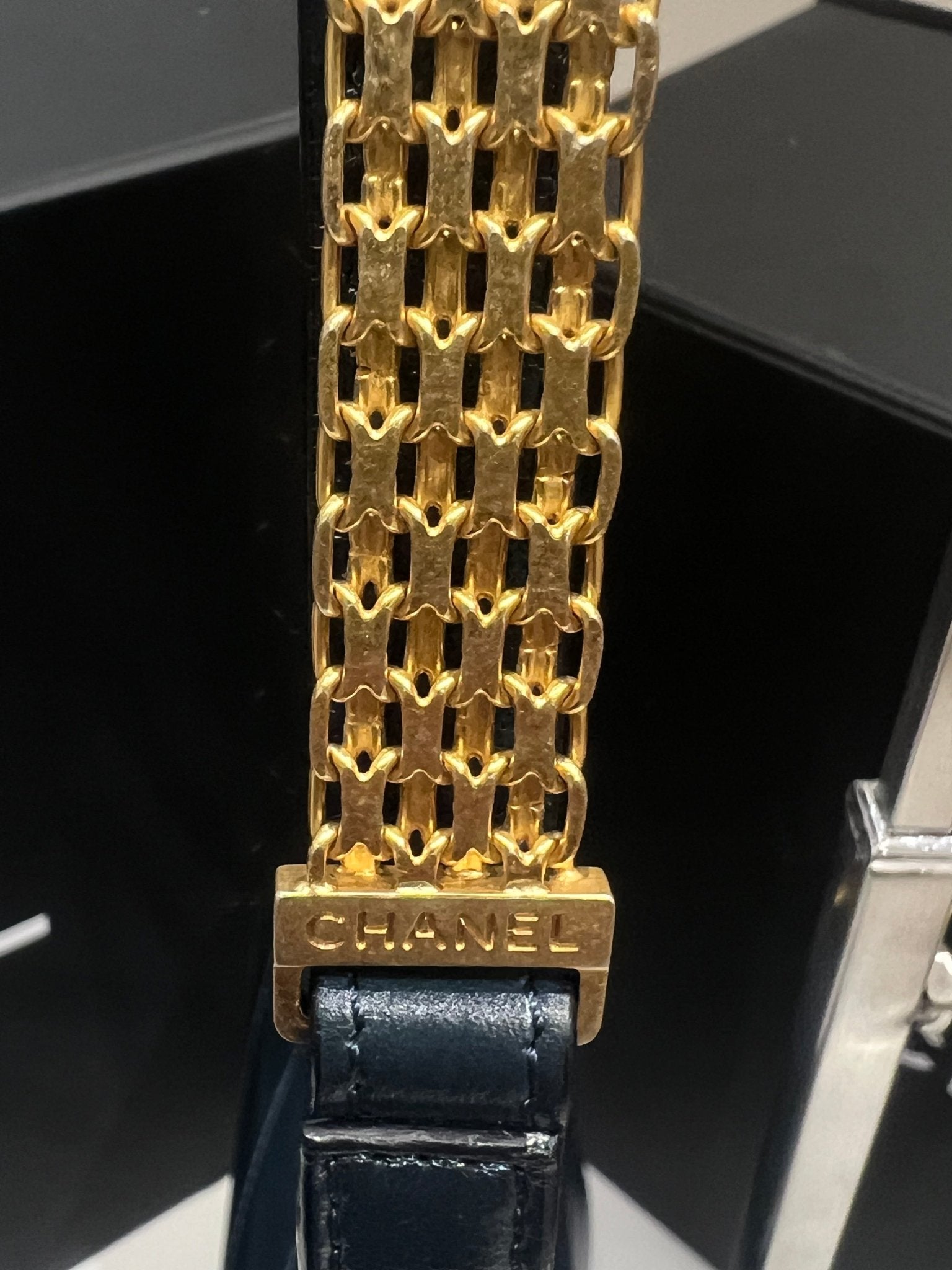 Chanel - sac édition limitée cuir bleu pétrole - Les Folies d&