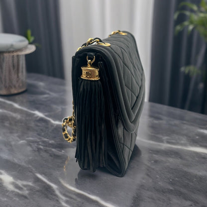 Chanel - Sac Matelassé Noir - Les Folies d&