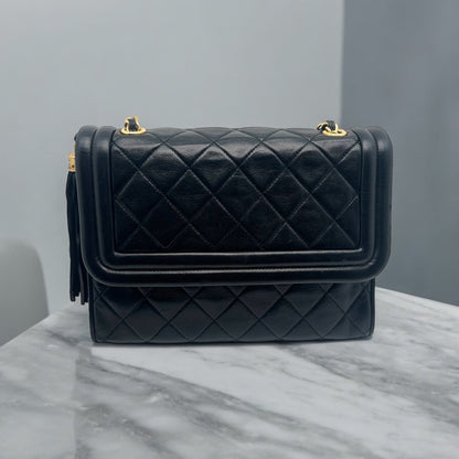 Chanel - Sac Matelassé Noir - Les Folies d&