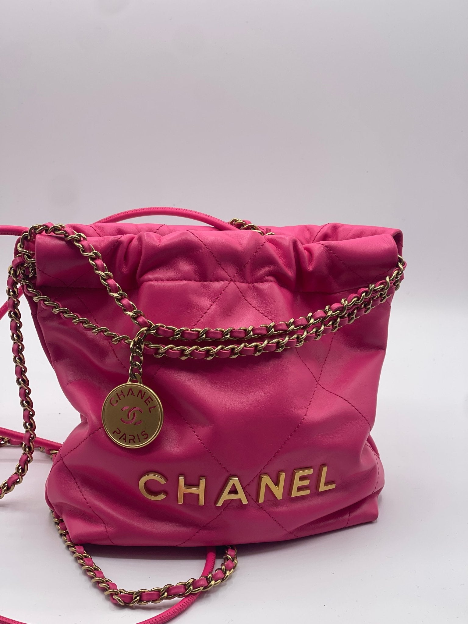 Chanel - Sac Mini 22 rose - Les Folies d&