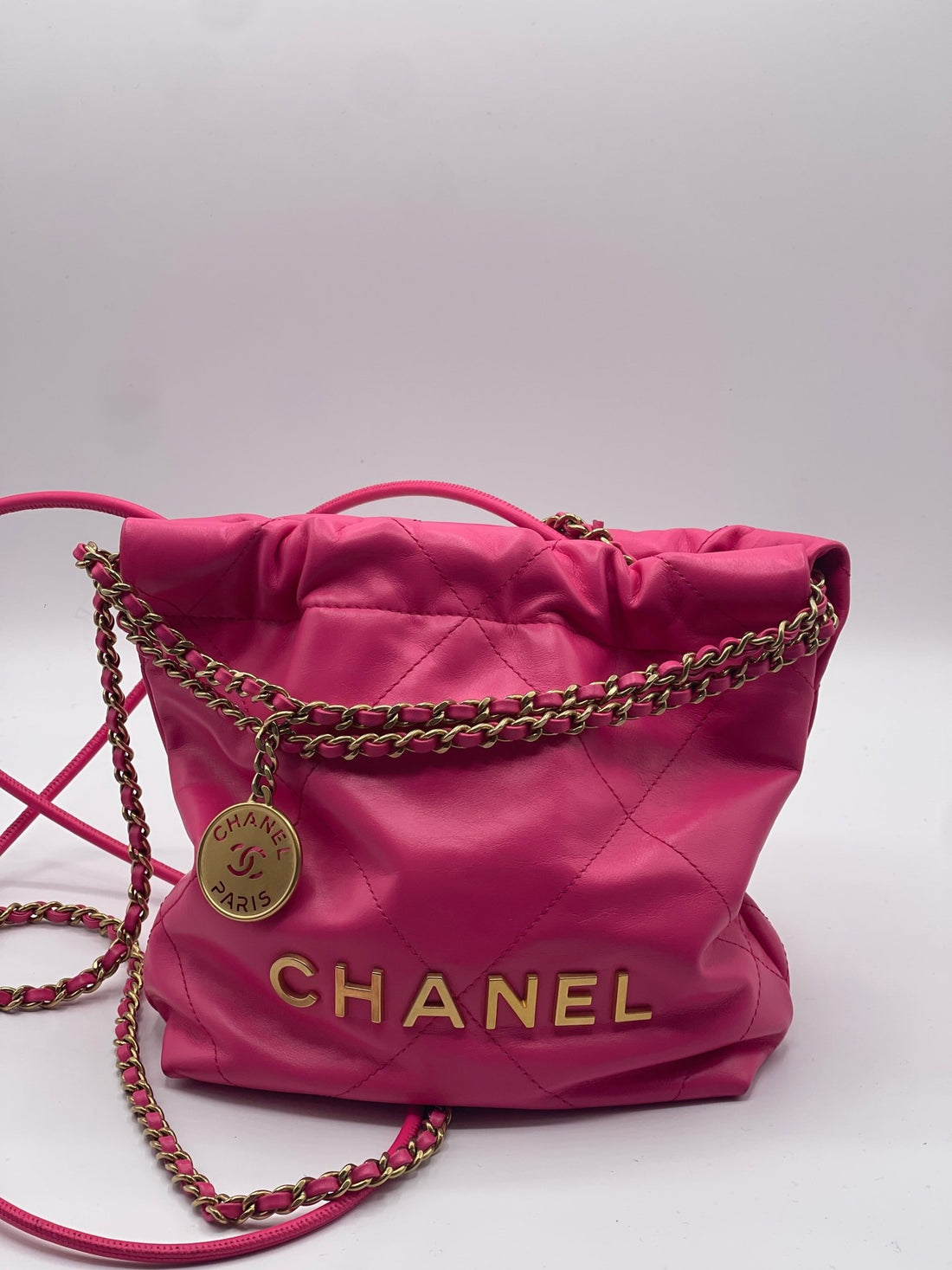 Chanel - Sac Mini 22 rose - Les Folies d&