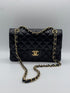 Chanel - sac petit classique cuir noir - Les Folies d&