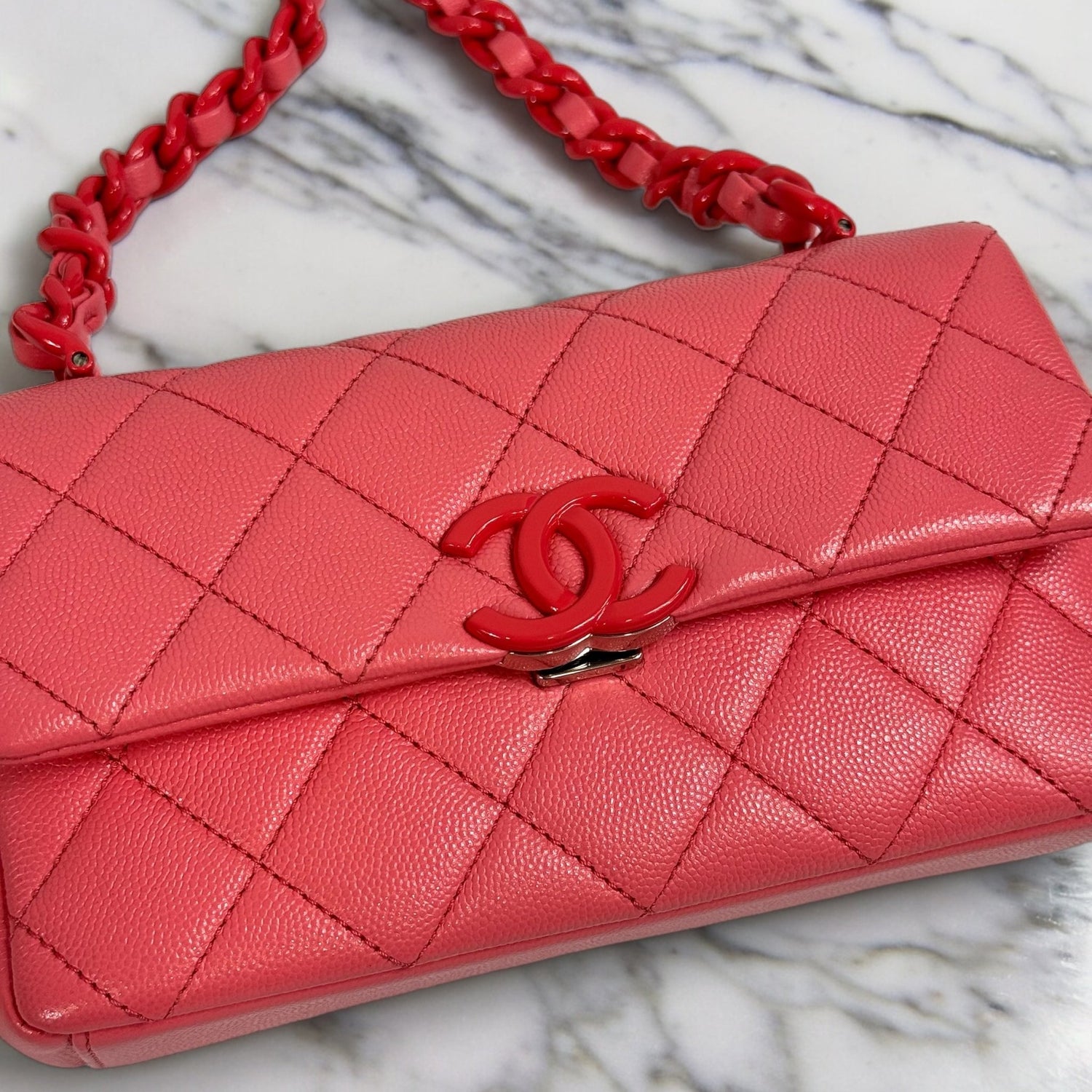 Chanel - Sac rabat rose - Les Folies d&