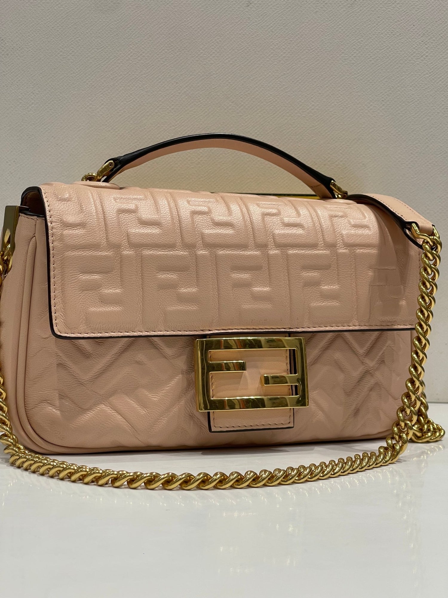 Fendi - Sac Baguette chain mini - Les Folies d&