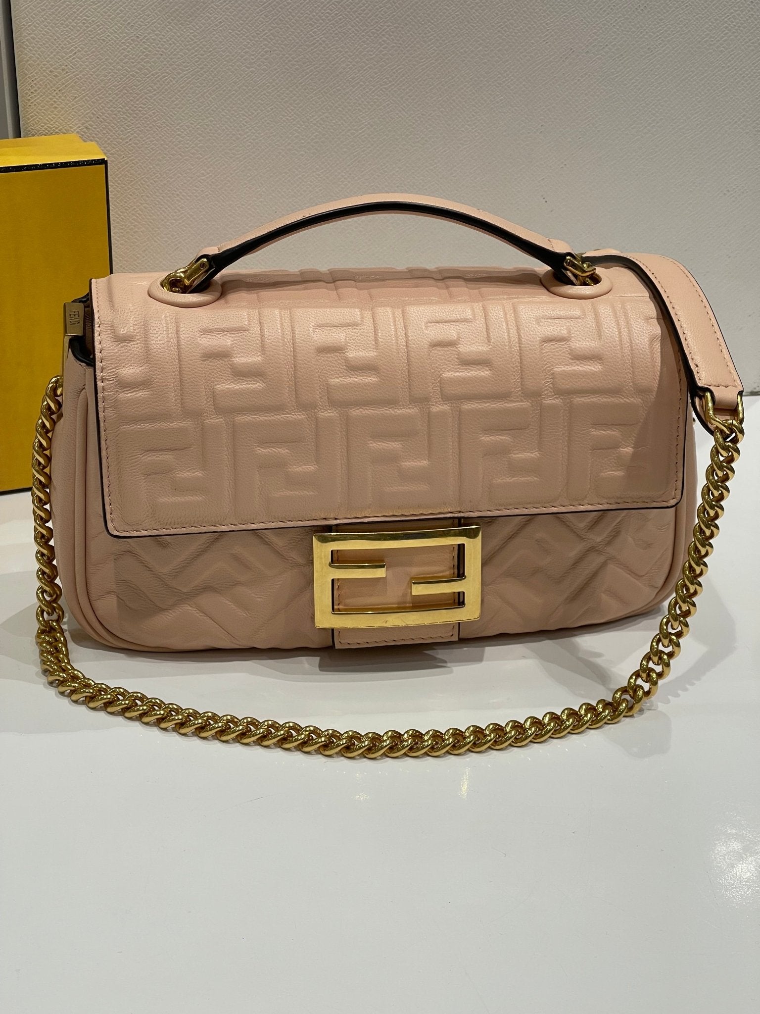 Fendi - Sac Baguette chain mini - Les Folies d&