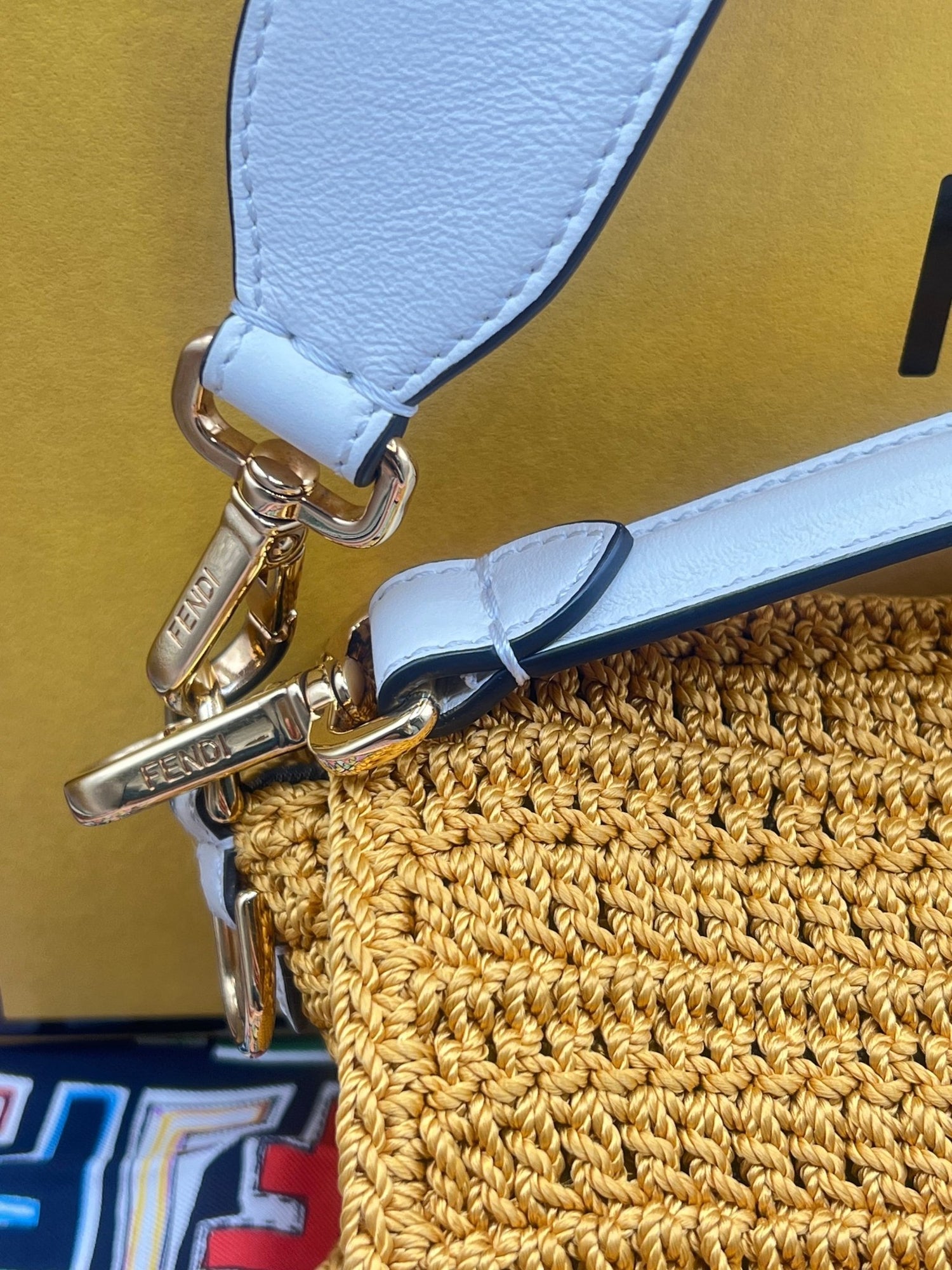 FENDI - sac baguette crochet - Les Folies d&