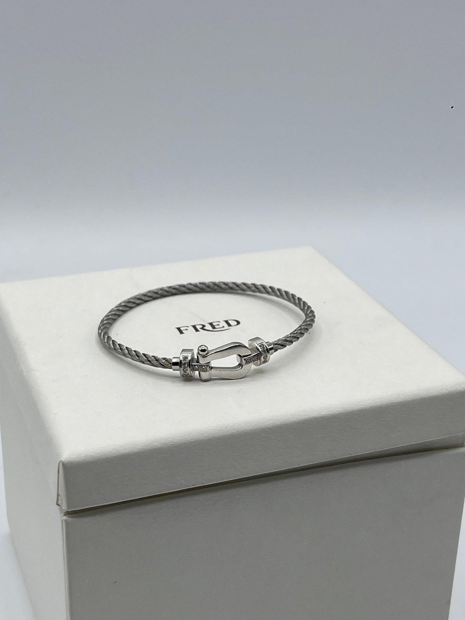 Fred - Bracelet Force 10 MM diamants - Les Folies d&