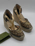 Gucci - Espadrilles Compensées Toile GG suprême T40 - Les Folies d&