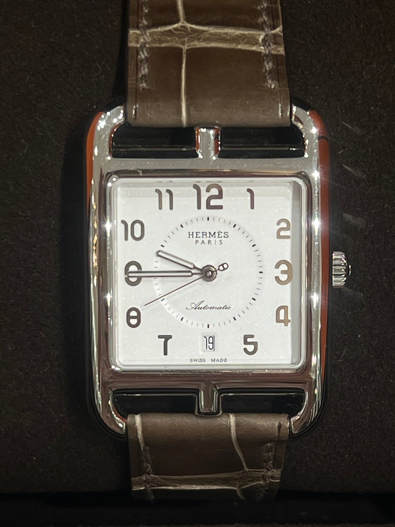 Hermès - montre cape cod 37mm date - Les Folies d&