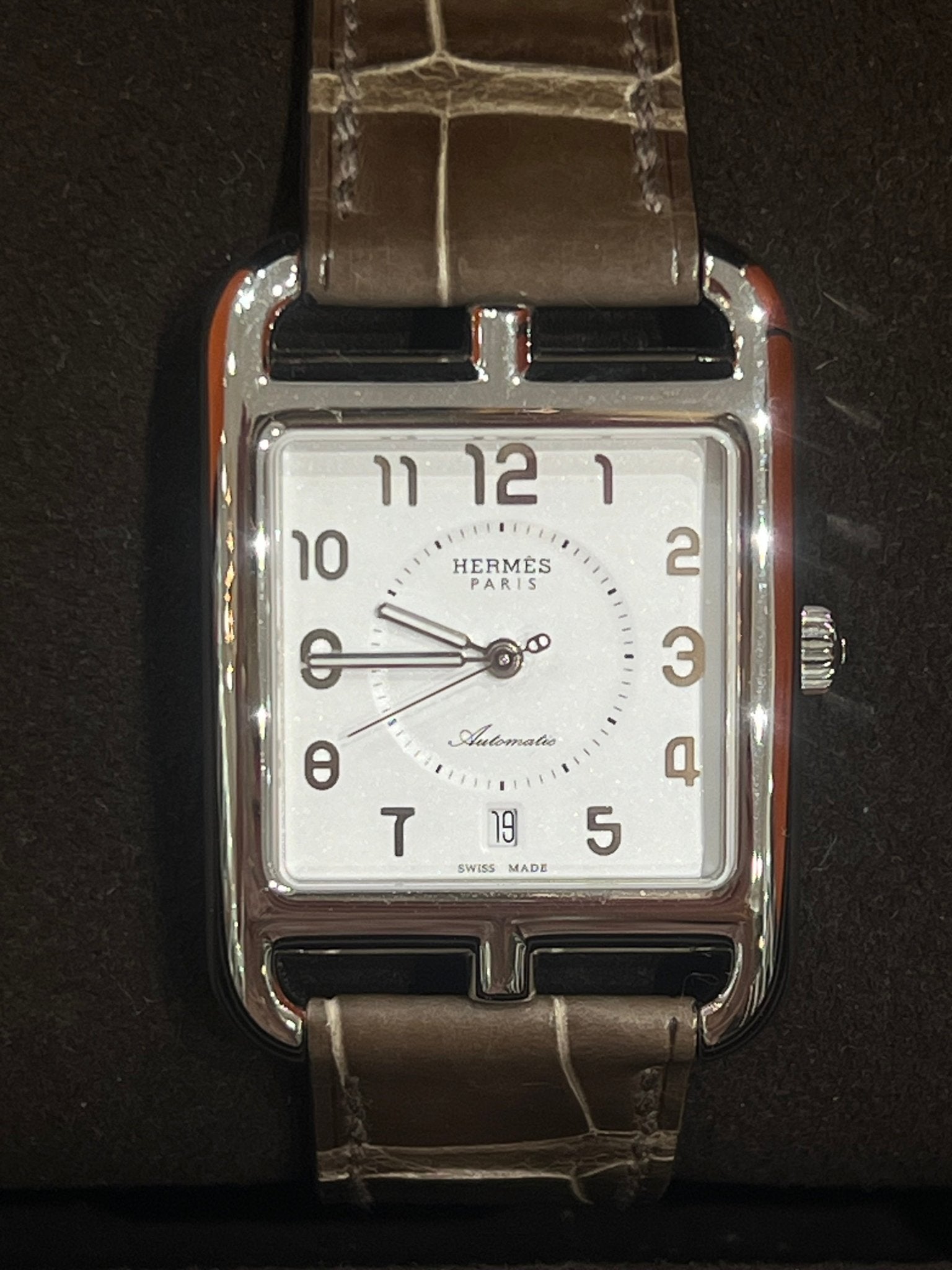 Hermès - montre cape cod 37mm date - Les Folies d&