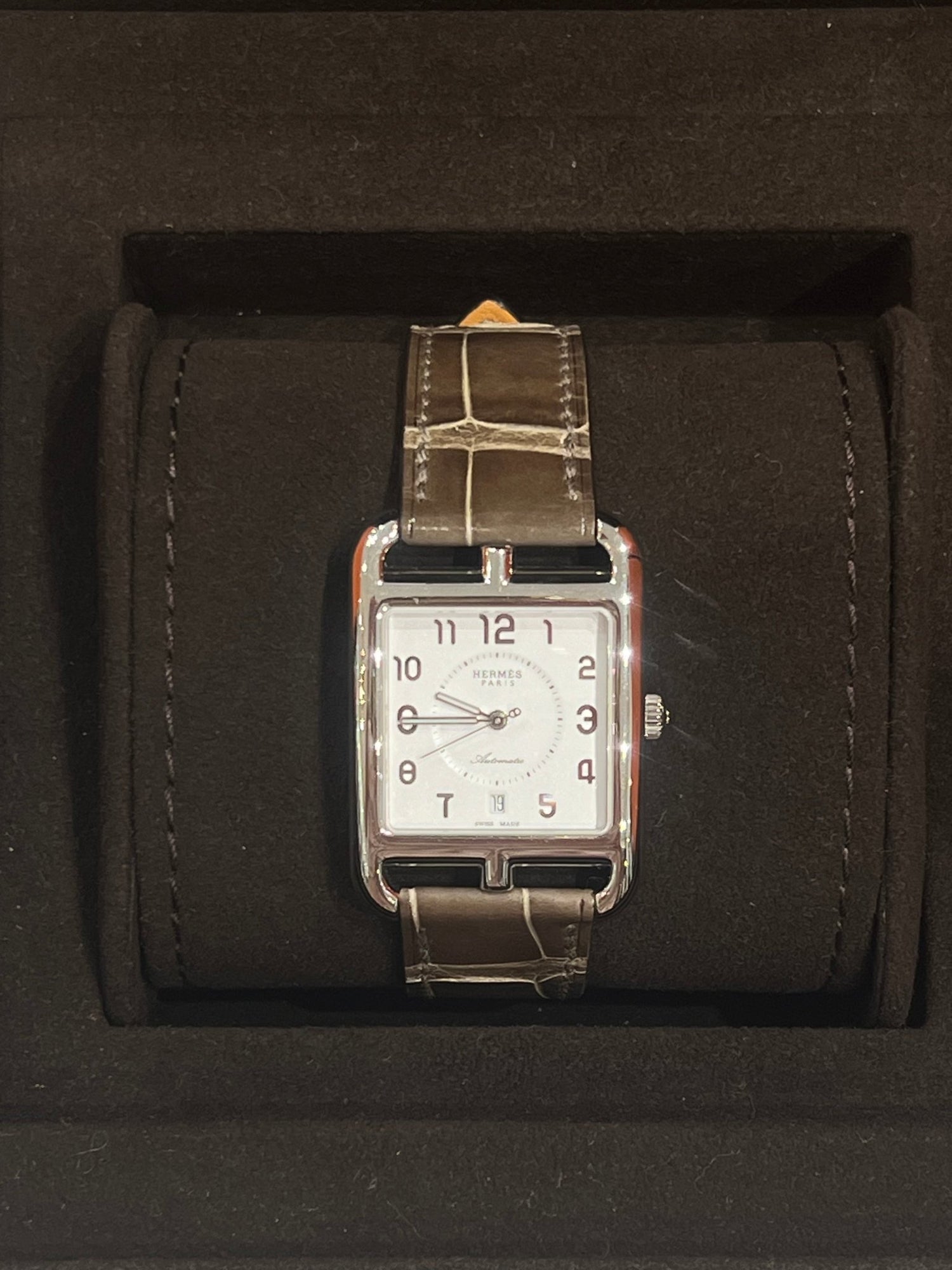 Hermès - montre cape cod 37mm date - Les Folies d&