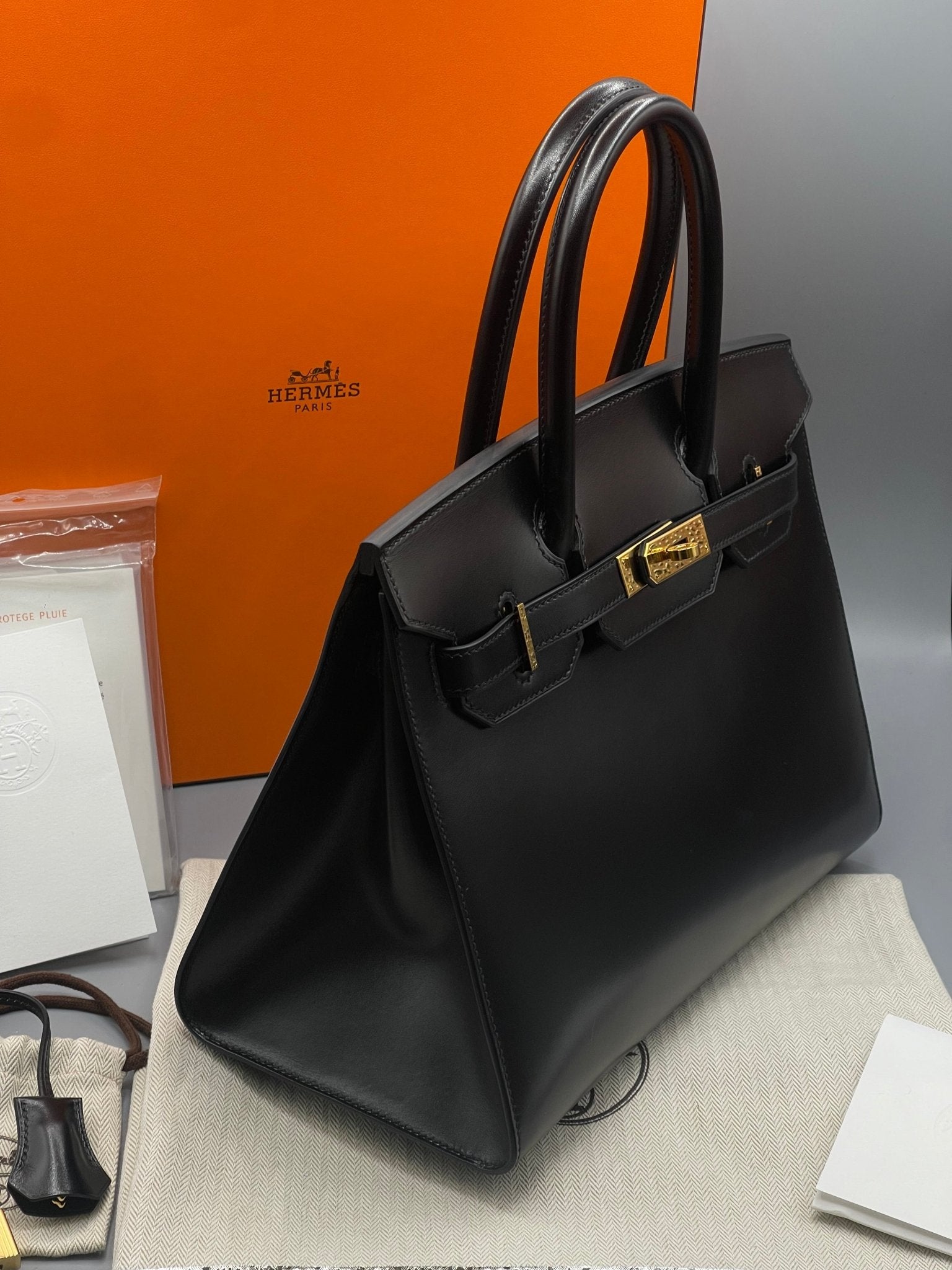 Hermes birkin 30 noir sale