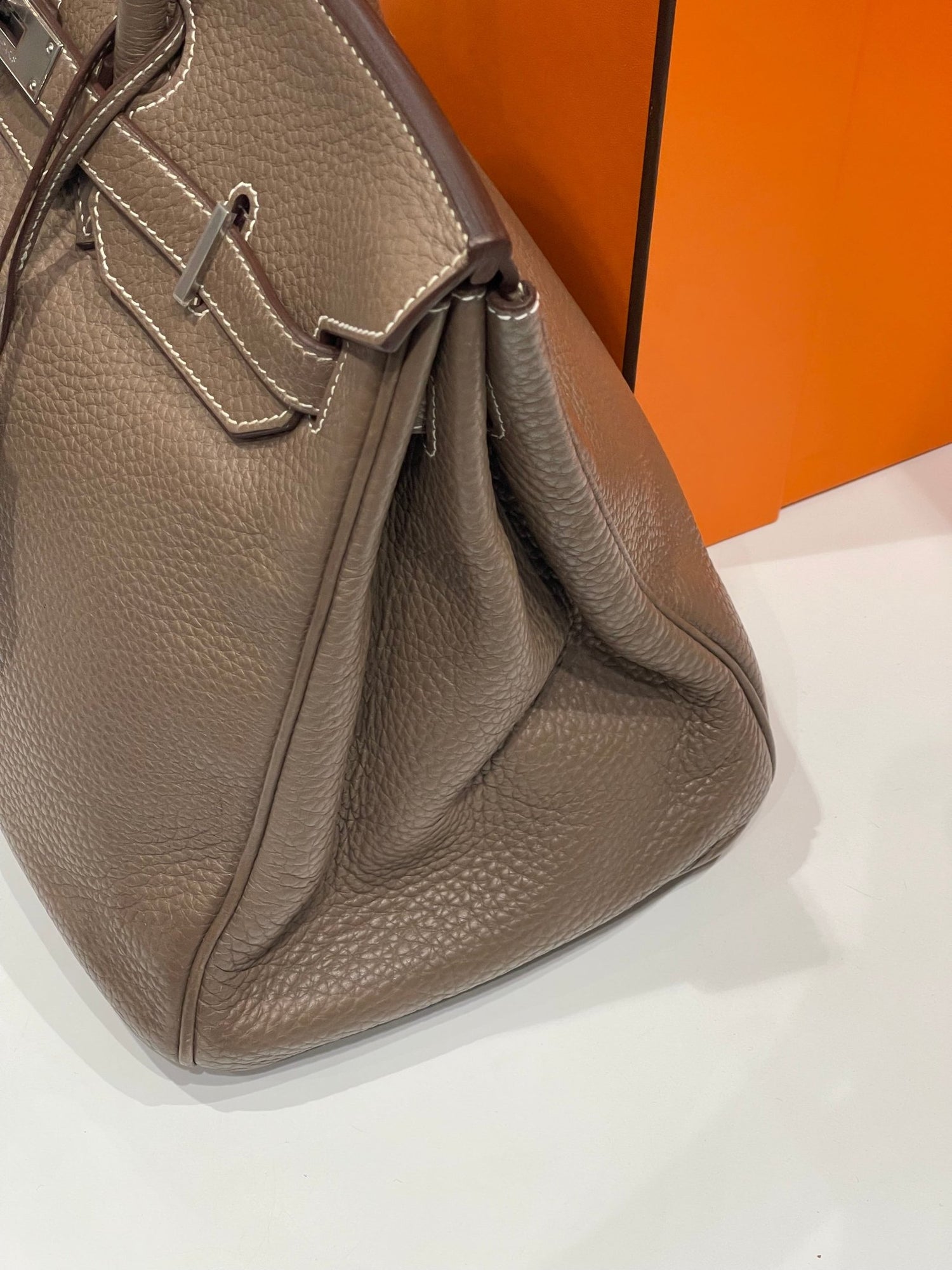 Hermès - Sac Birkin 35 étoupe Togo - Les Folies d&