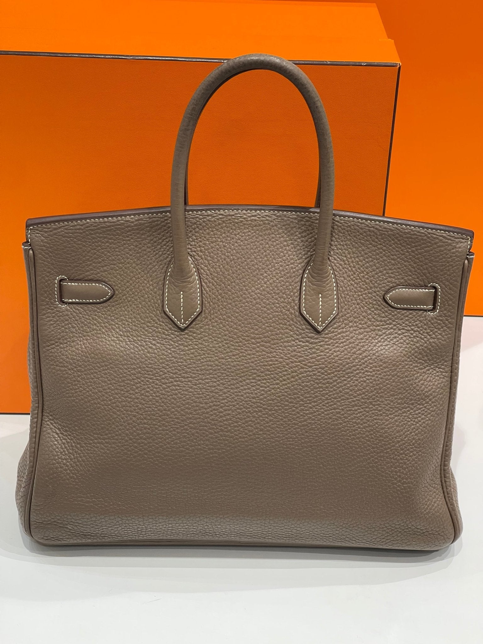 Hermès - Sac Birkin 35 étoupe Togo - Les Folies d&