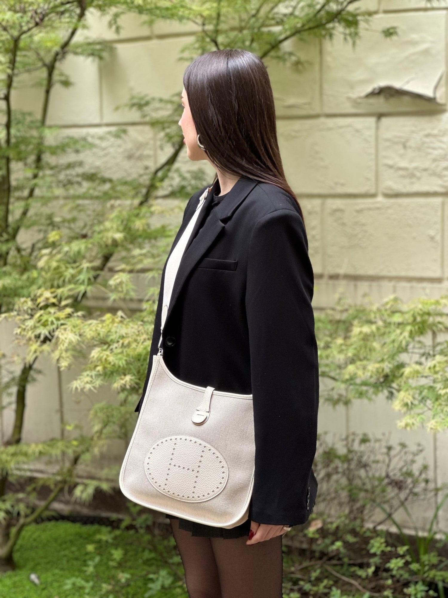 Hermès - Sac Evelyne III 29 Écru - Les Folies d'Eugenie Les Folies d'Eugenie