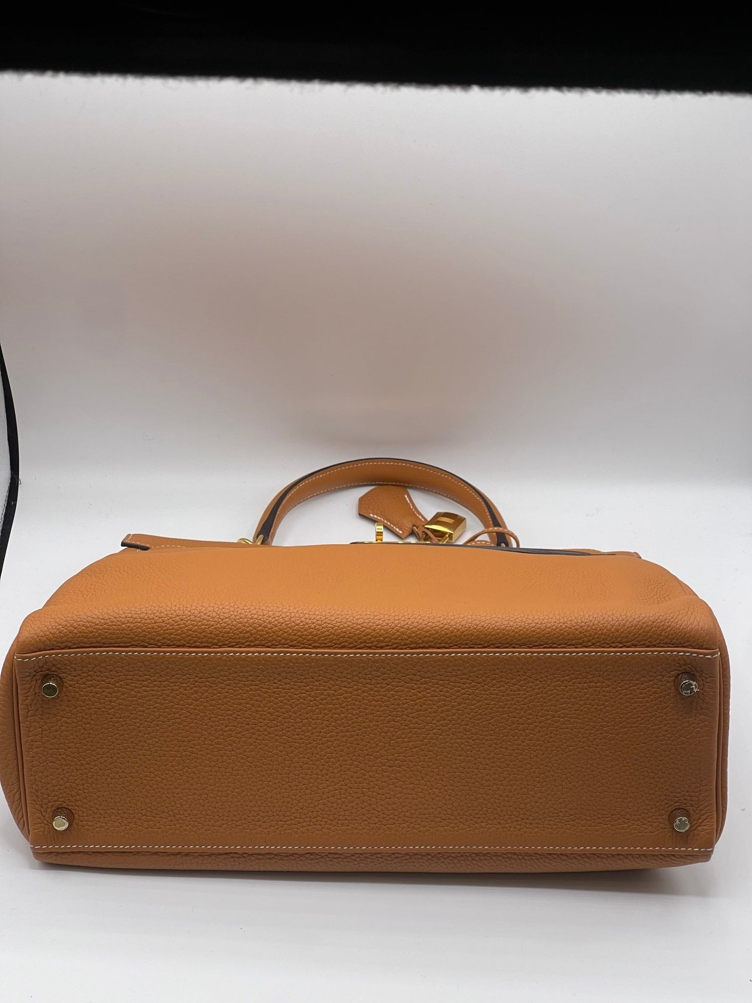 Hermès - Sac Kelly 35 Retourné Toffee - Les Folies d&