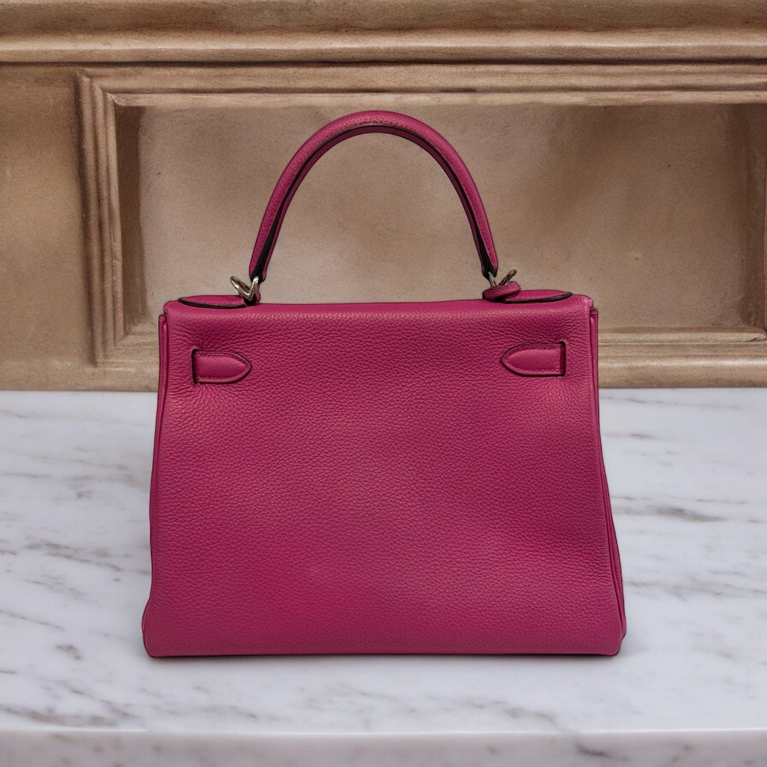 Hermès - Sac Kelly II 28 Magnolia - Les Folies d&