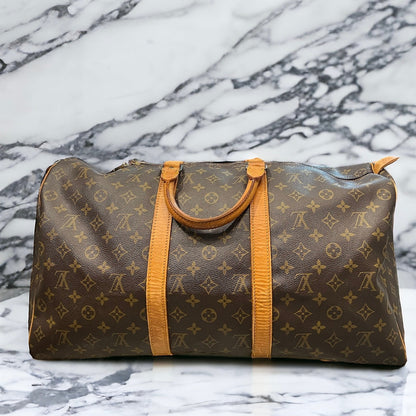 Louis Vuitton Keepall 50 Marron Autre Sac - Les Folies d&