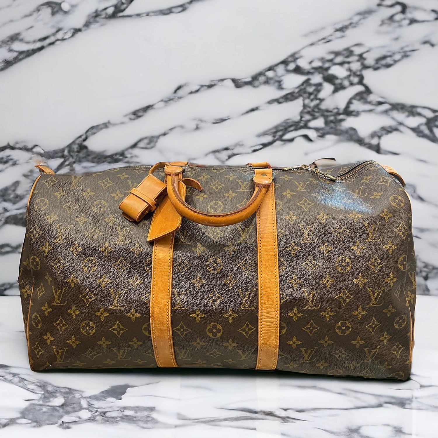 Louis Vuitton Keepall 50 Marron Autre Sac - Les Folies d&