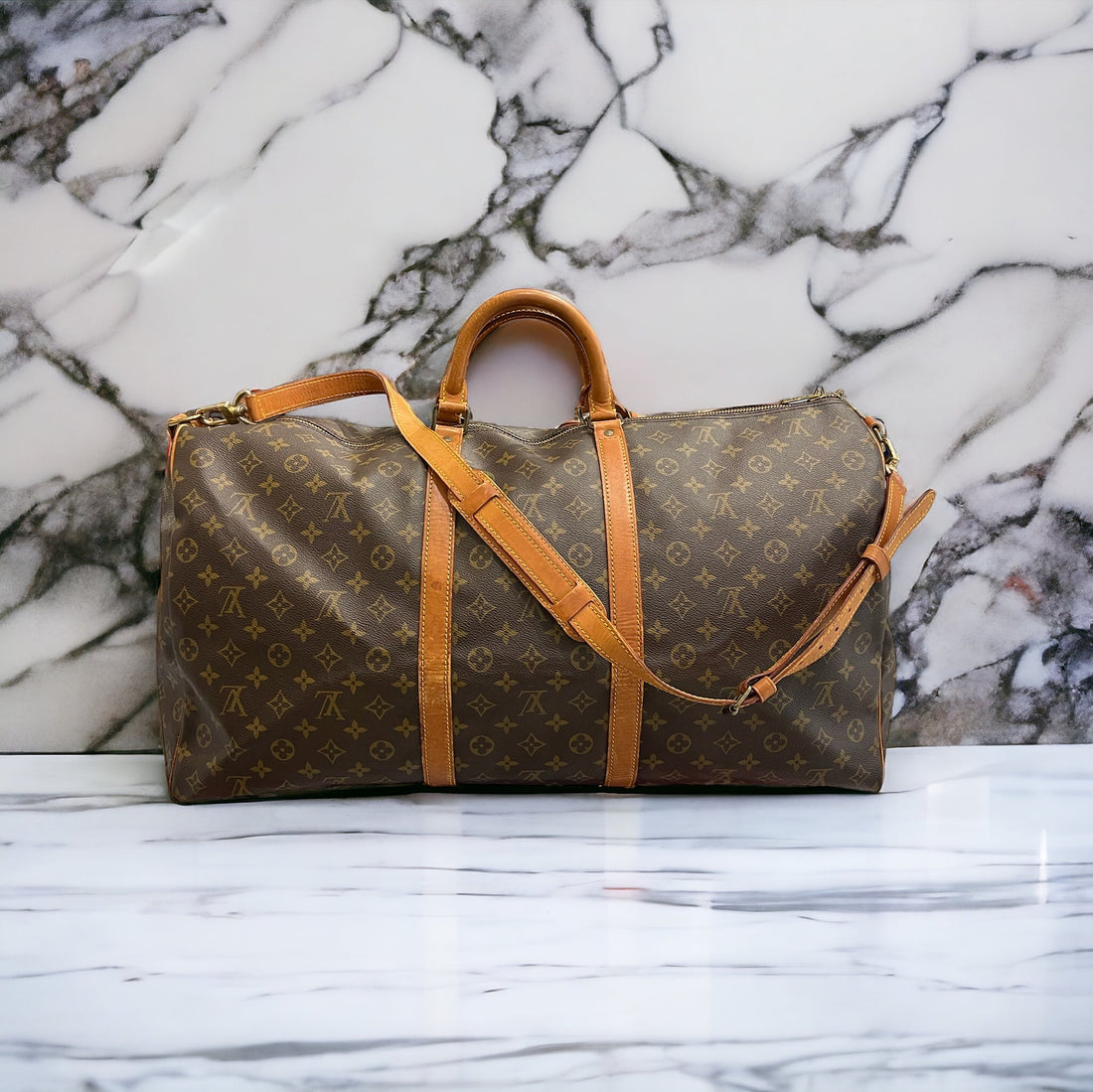 Louis Vuitton Keepall Bandoulière 60 Sac - Les Folies d&