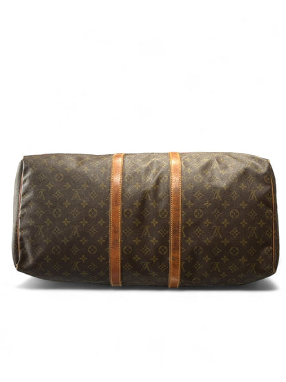 Louis Vuitton - Keepall Marron 55 Sac - Les Folies d&