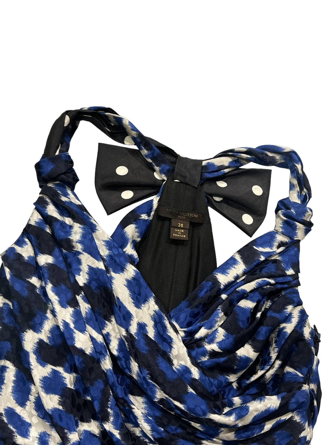 Louis Vuitton Robe dos nu Bleu S - Les Folies d&
