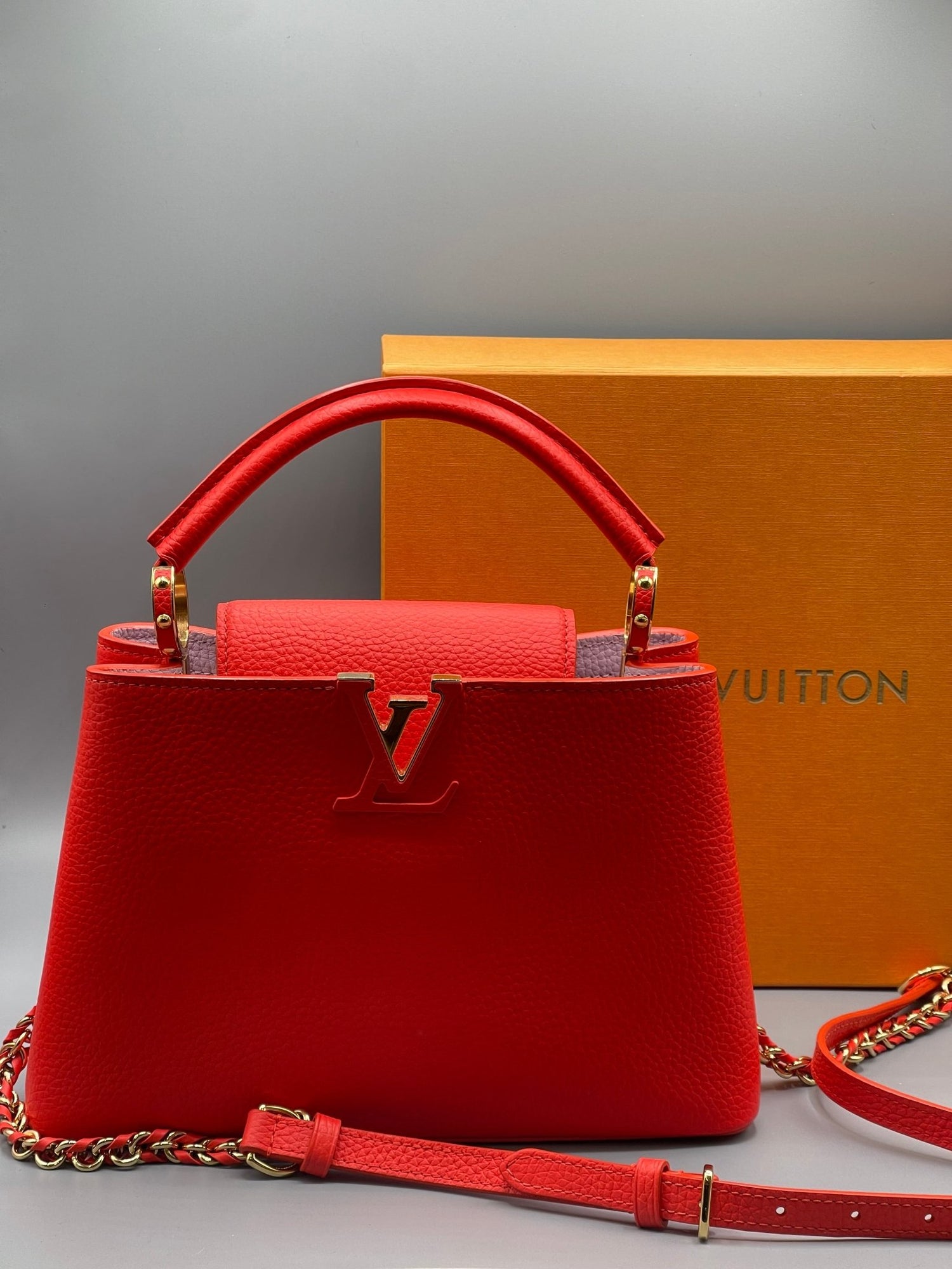 Louis Vuitton - Sac BB Capucine rouge coquelicots - Les Folies d&